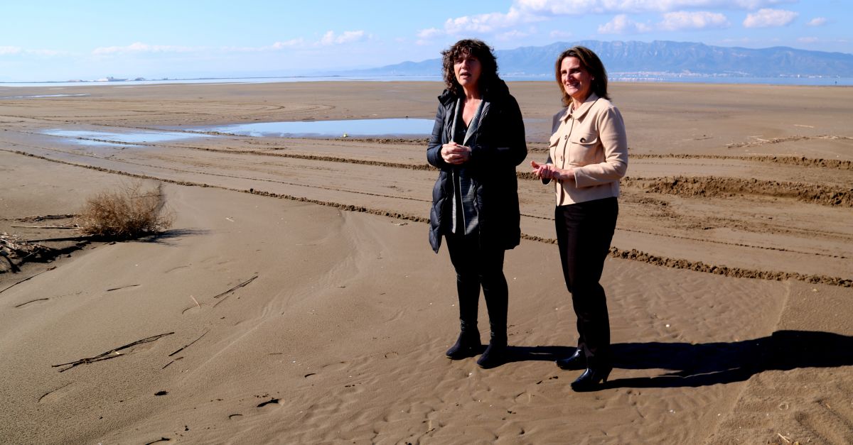 Ribera justifica el nou atermenament de la costa del delta de l’Ebre per identificar els punts on s’ha d’intevenir
