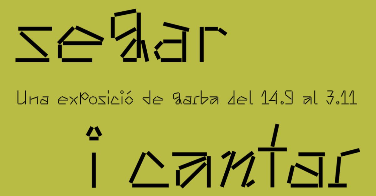 Segar i cantar, una exposici� de GARBA a Lo Pati