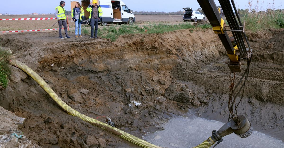 Implanten a l’hemidelta esquerra de l’Ebre un sistema de drenatge de l’aigua salada per millorar els conreus