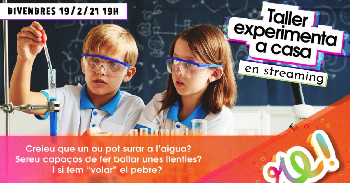 Taller Experimenta a casa en streaming