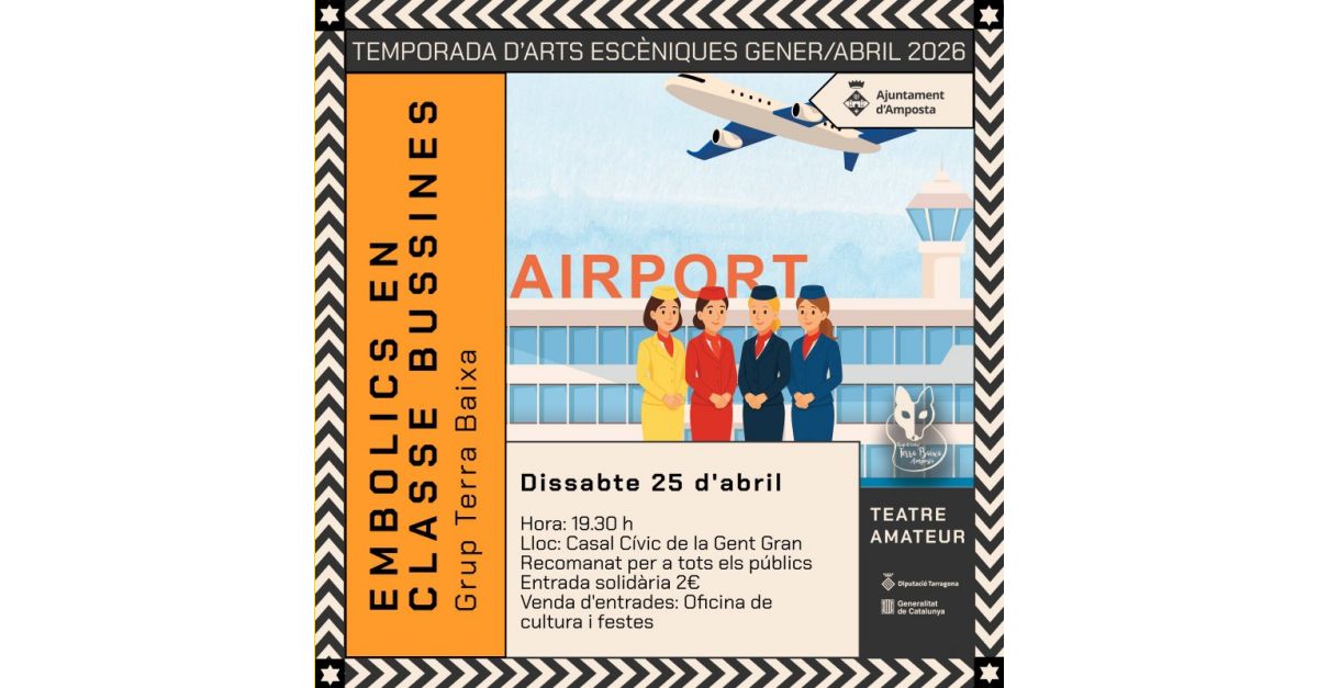 Teatre familiar. "Embolics en classe Business"