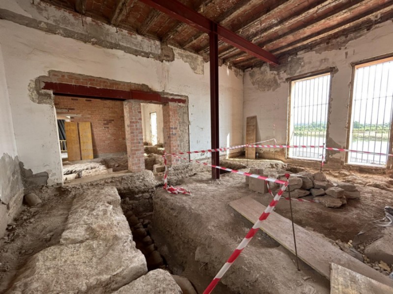 Les obres a les Cases del Castell posen en valor l’antiga fortificaci medieval d’Amposta | Amposta.info