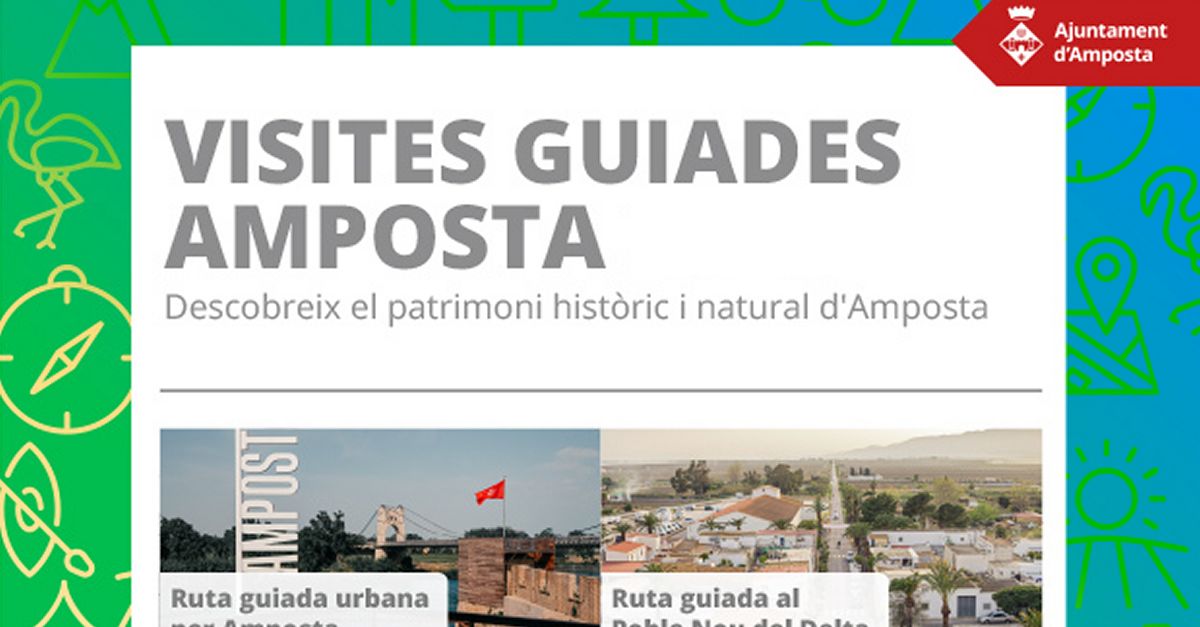 Amposta programa m�s de 60 rutes tur�stiques per con�ixer el patrimoni, la hist�ria i la natura