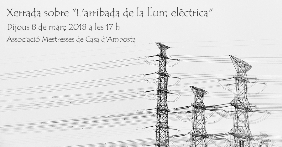 Xerrada sobre "L’arribada de la llum elctrica"