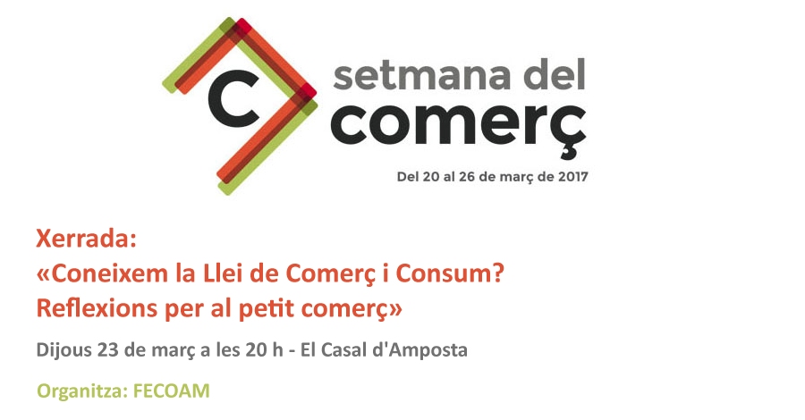 Amposta celebrar� la Setmana del Comer� amb un xerrada al Casal 