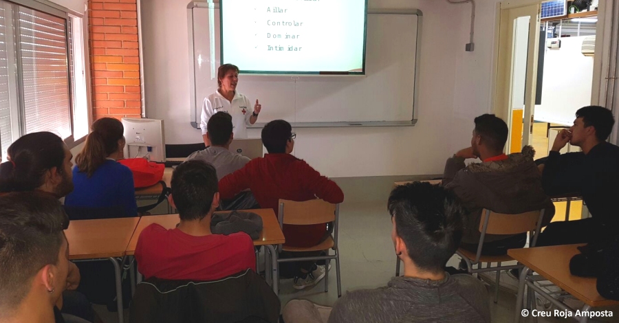 Creu Roja inicia un cicle de xerrades sobre la viol�ncia de g�nere als instituts d�Amposta